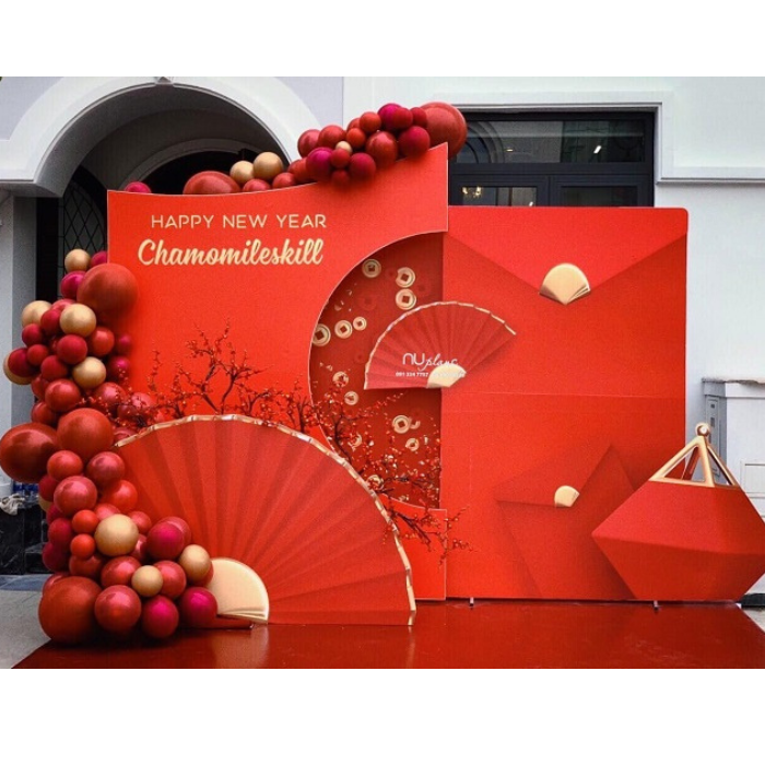 Backdrop sự kiện Tết